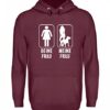 Galeriemode Hund – Deine Frau Meine Frau Unisex Kapuzenpullover Hoodie Fun Geschenk für Mann Freund