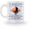 Kaffetasse mit Spruch Papa Familie Geschenk Becher für stolzen Sohn