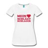Spreadshirt Mein Herz Schlägt Schlager Schlagermusik Frauen Premium T-Shirt