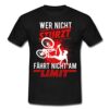 Spreadshirt MTB Wer Nicht Stürzt Fährt Nicht Am Limit Mountainbike Spruch Männer T-Shirt