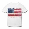 Spreadshirt USA Flagge Used Look Star Spangled Banner Kinder Bio-T-Shirt