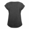 Spreadshirt Animal Planet Kraniche Zugschwarm Fly Away Frauen T-Shirt mit gerollten Ärmeln