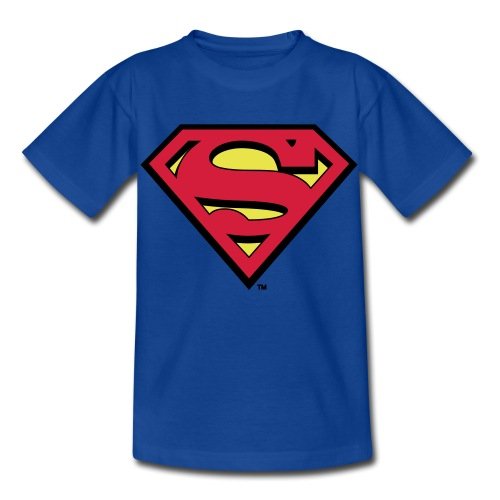 Spreadshirt DC Comics Superman Logo Original Kinder T-Shirt