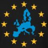 Spreadshirt Europa mit Sternen Männer Retro-T-Shirt