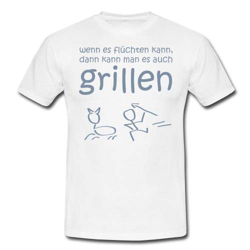 Spreadshirt Wenn Es Fluchten Kann Lustiger Grill Spruch Manner T Shi