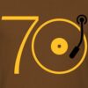 Spreadshirt Musik Der 70er Platte Retro Männer Retro-T-Shirt