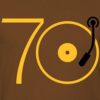 Spreadshirt Musik Der 70er Platte Retro Männer Retro-T-Shirt