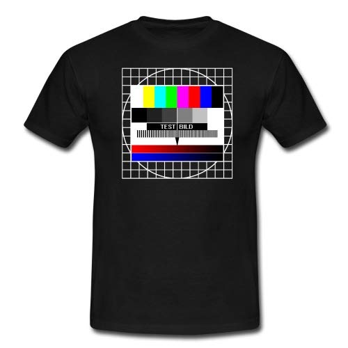Spreadshirt Analoges Fernsehtestbild TV Testbild Männer T-Shirt