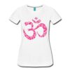 Spreadshirt Yoga Om Zeichen Aum Meditation Mehndi Frauen Premium T-Shirt