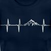 Spreadshirt Herzschlag Puls Frequenz Berge EKG Frauen T-Shirt