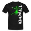 Spreadshirt Handball Handballer Sprungwurf Seitlich Männer T-Shirt