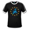 Spreadshirt Europa mit Sternen Männer Retro-T-Shirt