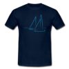 Spreadshirt Segeln Segelboote Meer Männer T-Shirt