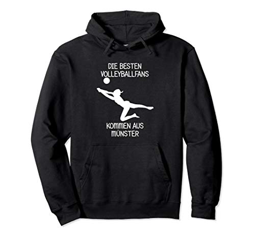 Volleyball Fan Münster Pullover Hoodie
