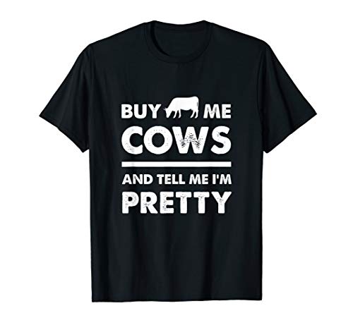 Gerade ein Mädchen, das Kuh Liebhaber Bauernhof T-Shirt