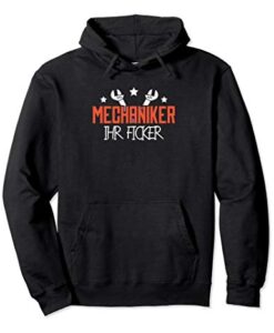 KFZ-Mechaniker I Geschenk Automechaniker I Werkstatt Pullover Hoodie