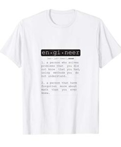 Lustiger Ingenieur eine Person, die Probleme löst T-Shirt