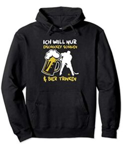 Eishockey Wintersport Spruch Pullover Hoodie