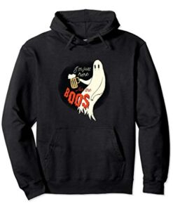 Halloween Outfit Ich bin nur für die Boos hier Pullover Hoodie