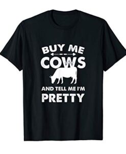 Gerade ein Mädchen, das Kuh-Liebhaber-Bauernhof T-Shirt