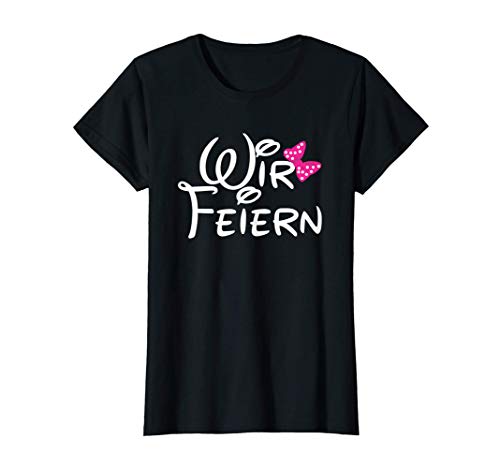 Damen JGA Braut Junggesellinnenabschied Wir feiern T-Shirt