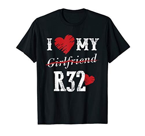 Herren Ich liebe meine Freundin R32 Auto Spruch Fun Lustig T-Shirt
