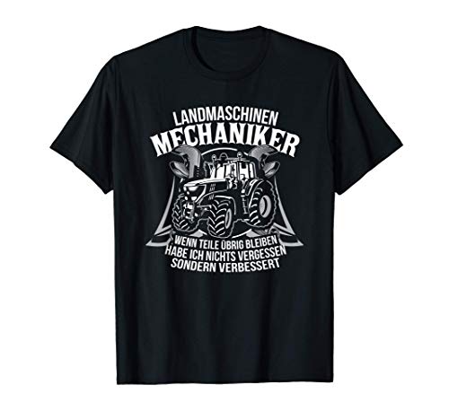 Landmaschinen Mechaniker Landwirtschaft T-Shirt