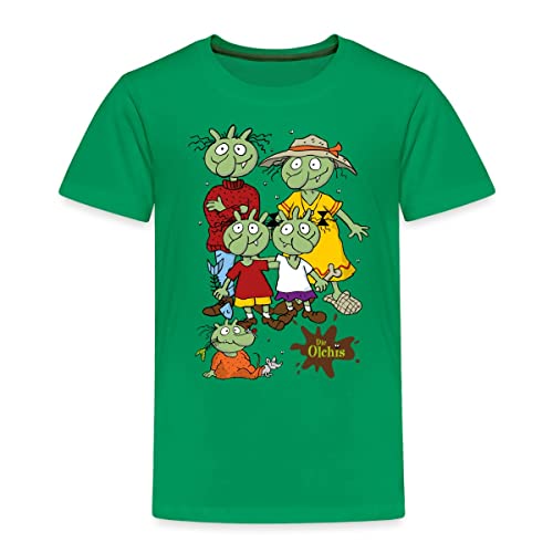 Spreadshirt Die Olchis Classic Eine Schmuddelige Familie Kinder Premium T-Shirt, 122-128, Kelly Green