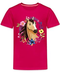 Spreadshirt Spirit Wildhengst Wildpferd Teenager Premium T-Shirt, 146-152, weiß
