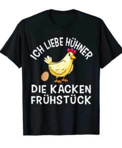 Funny Chicken Spruch Bäuerin Bauern Huhn Henne Hahn Hühner T-Shirt