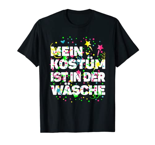 Karneval Kostüm Wäsche Fasching Shirt lustiger Kostümersatz T-Shirt